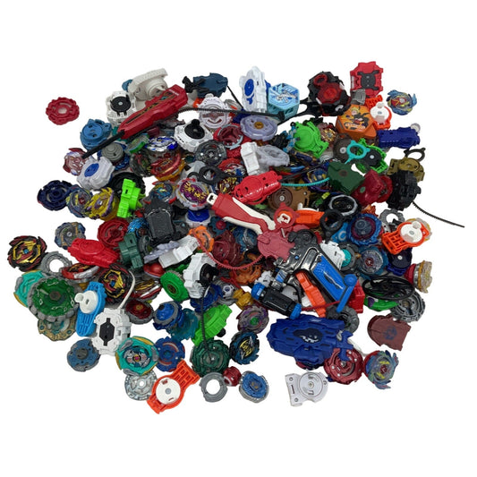 Huge Mixed LOT 10 lbs Beyblades Toy Figures Parts Accessories Loose Preowned - Warehouse Toys