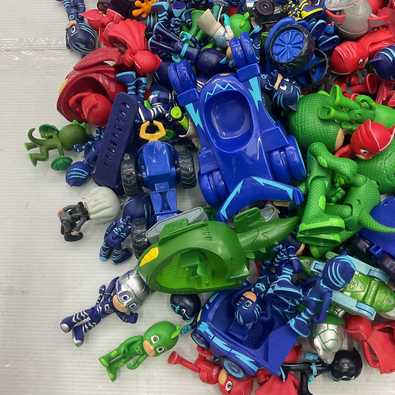 HUGE Mixed LOT 12 lbs PJ Masks Action Figures Toys Accessories Preowned Catboy - Warehouse Toys