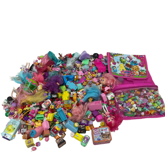 HUGE Mixed LOT 15+ lbs Shopkins Shoppies Play Dolls Mini Toy Figures Accessories - Warehouse Toys