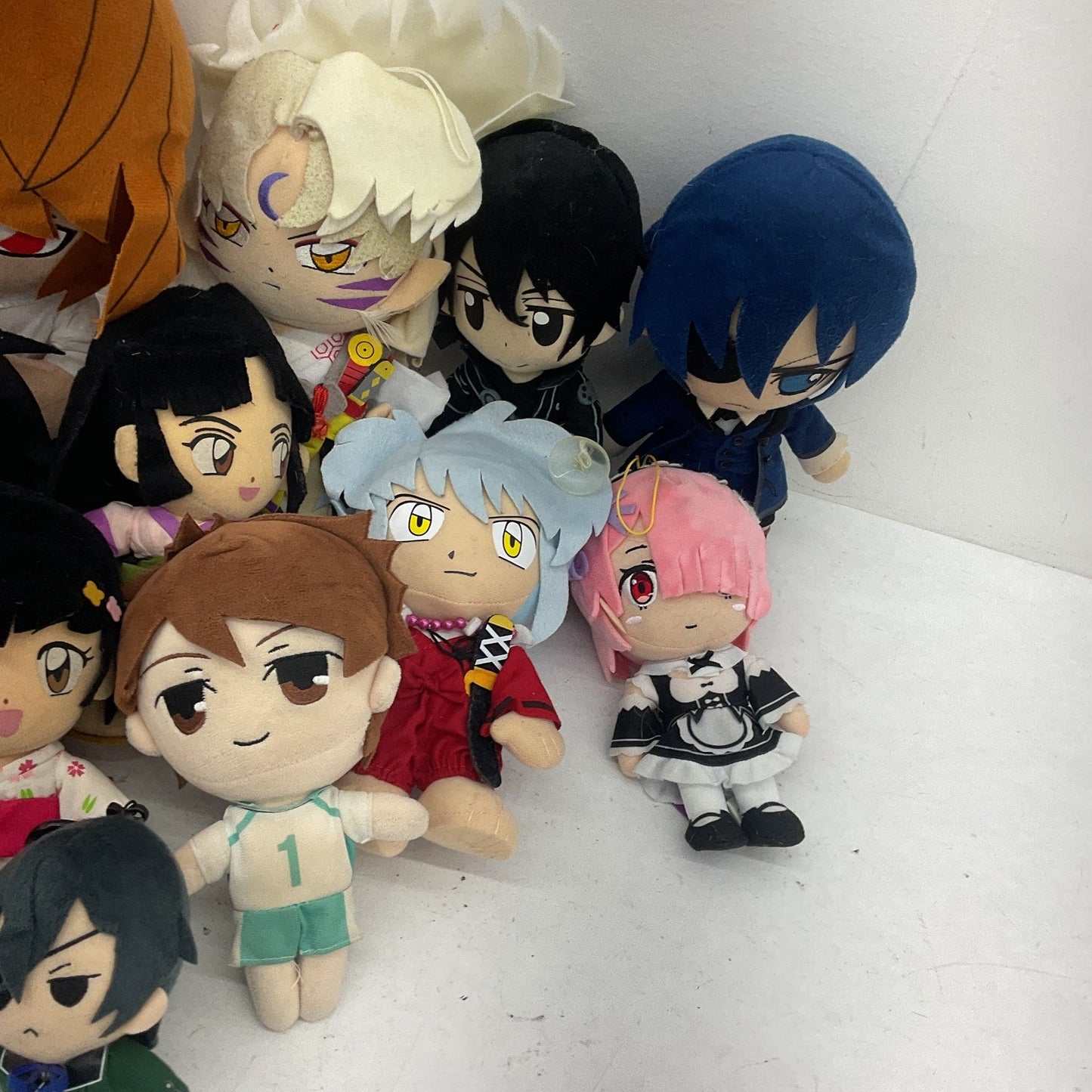 Inuyasha Death Note & Other Anime Character Preowned Stuffed Animals Dolls LOT - Warehouse Toys