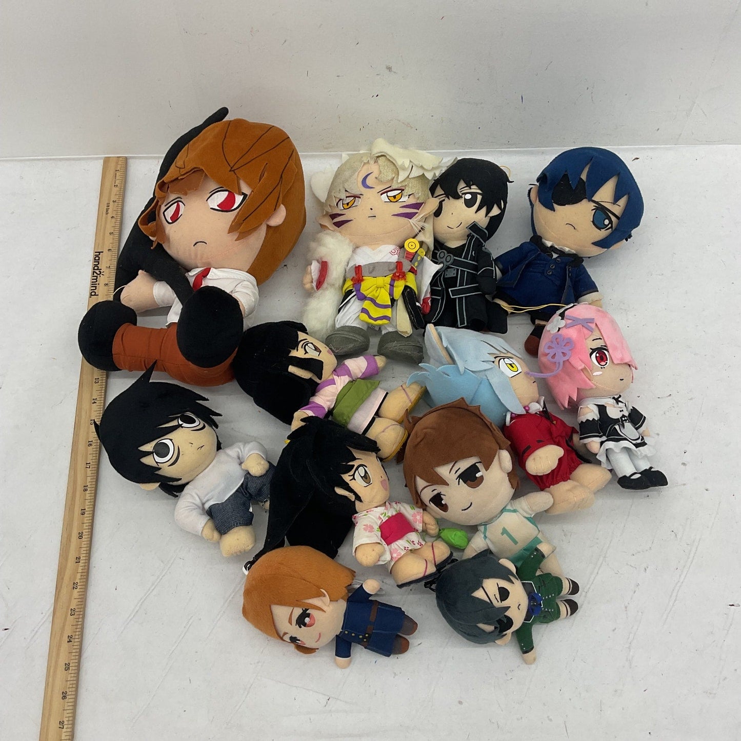 Inuyasha Death Note & Other Anime Character Preowned Stuffed Animals Dolls LOT - Warehouse Toys