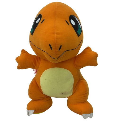 Jumbo Large Pokemon Orange Charmander Plush Doll Character Stuffed Toy - Warehouse Toys