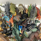 Jurassic Park World 25 lbs T - Rex Dinosaur Action Figures Collection Preowned LOT - Warehouse Toys