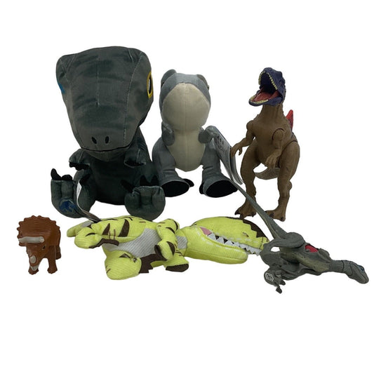 Jurassic Park World Assorted Dinosaur Raptor T - Rex Toy Figures Plush Dolls - Warehouse Toys