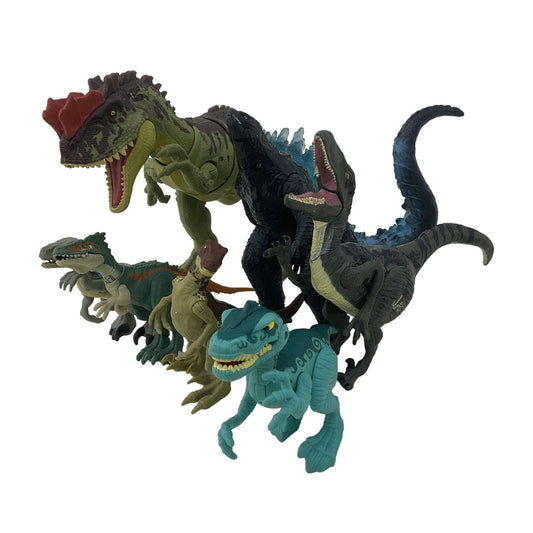 Jurassic Park World Dinosaur T Rex Action Figure Collection Preowned Multicolor - Warehouse Toys