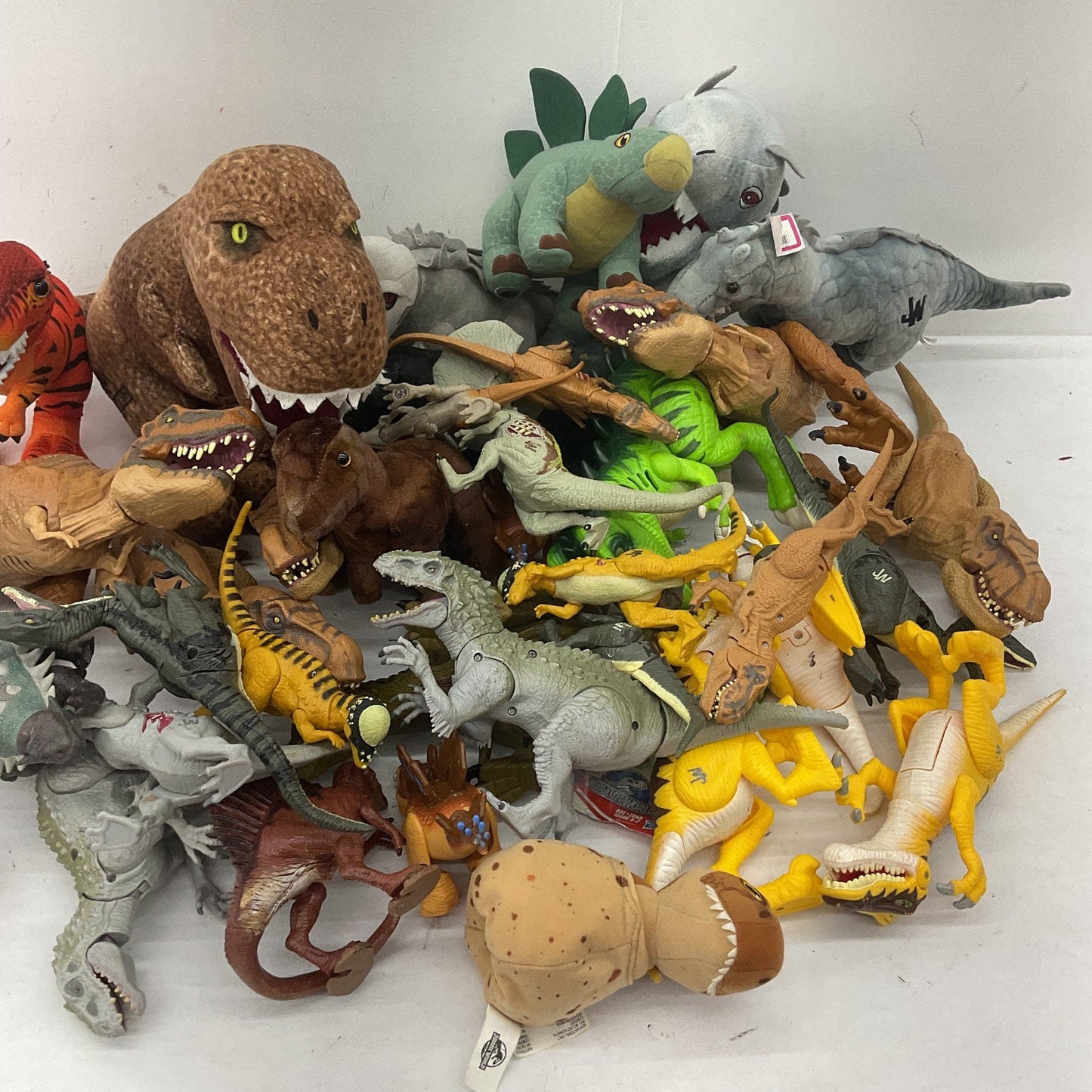 Jurassic Park World T - Rex Dinosaur Action Figures Collection 20 lbs Preowned LOT - Warehouse Toys