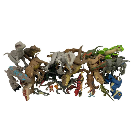 Jurassic Park World T - Rex Dinosaur Action Figures Collection 25 lbs Preowned LOT - Warehouse Toys