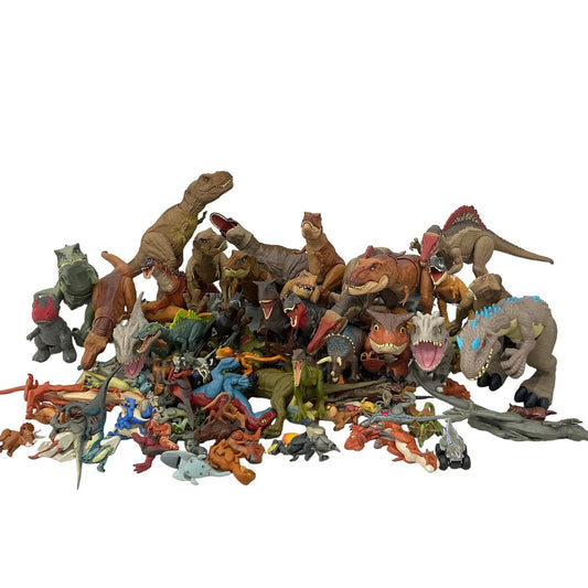 Jurassic Park World T - Rex Dinosaur Action Figures Collection 35 lbs Preowned LOT - Warehouse Toys