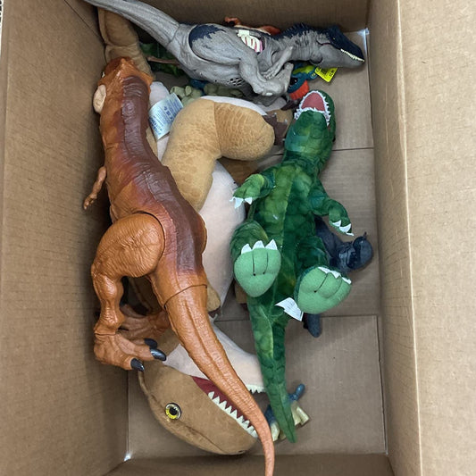 Jurassic World Brown Green Movie Action Figures and Plush Lot - Warehouse Toys