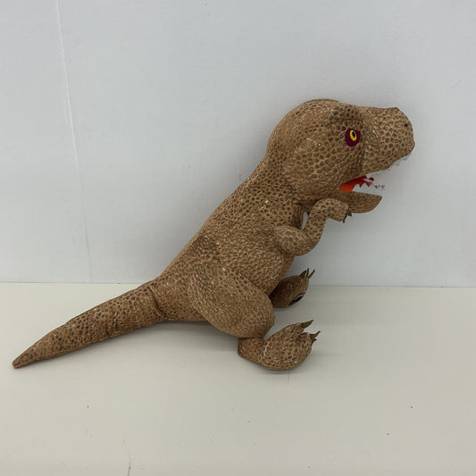 Jurassic World Park Large Brown T-Rex Tyrannosaurus Rex Dinosaur Plush Doll Toy - Warehouse Toys