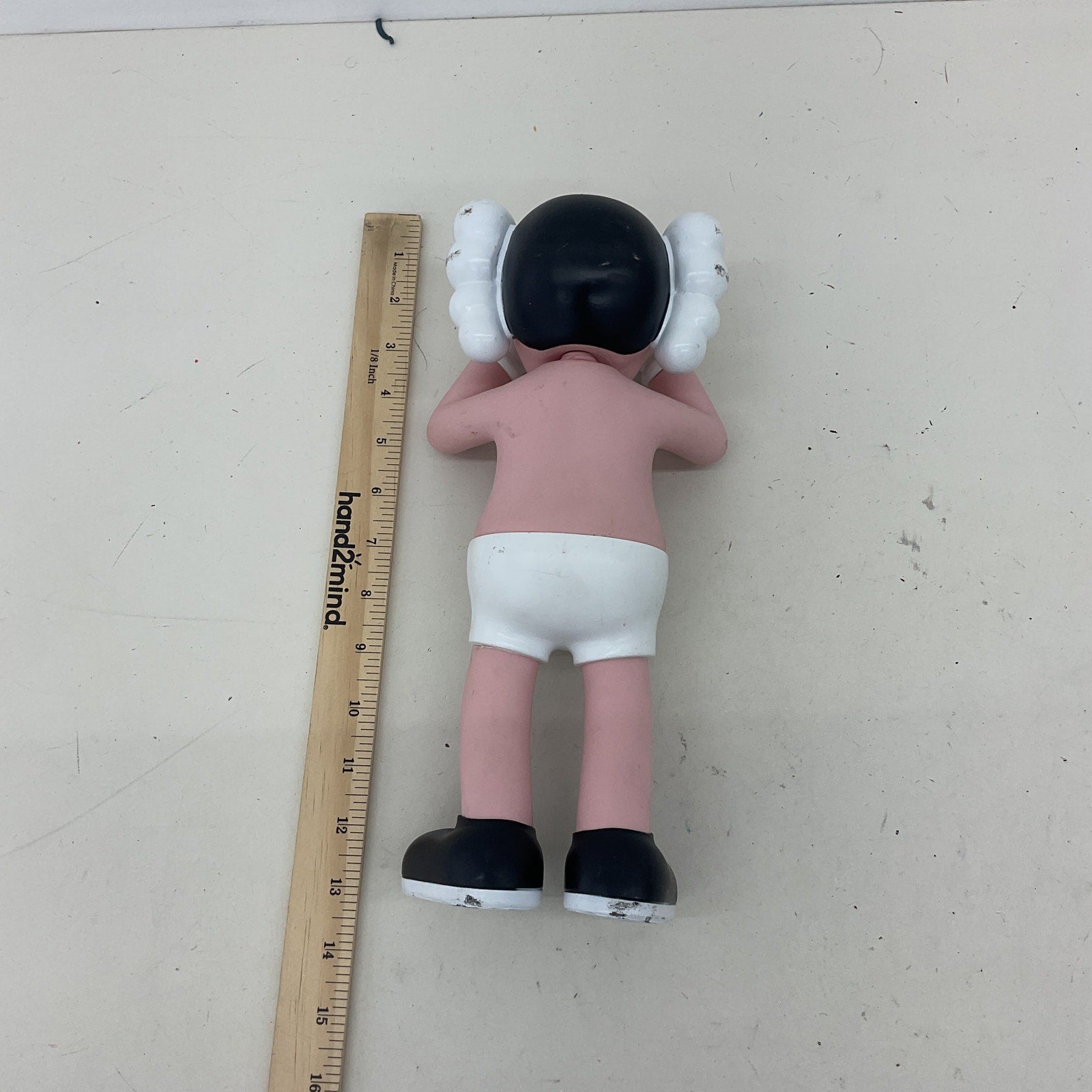 KAWS Yue Min Jun Yue Minjun Untitled Companion RARE Artist Doll Figure Toy AS IS - Warehouse Toys