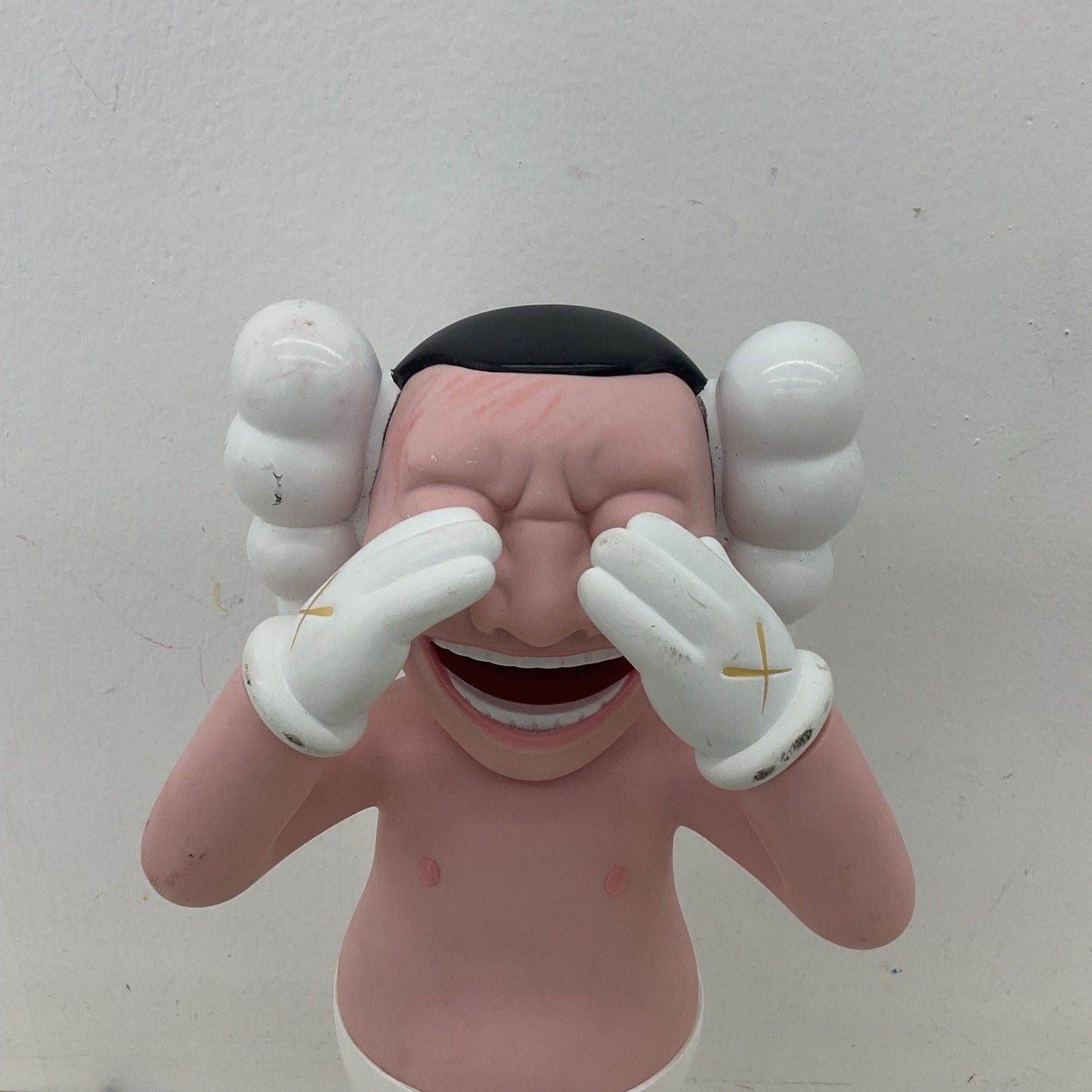 KAWS Yue Min Jun Yue Minjun Untitled Companion RARE Artist Doll Figure Toy AS IS - Warehouse Toys