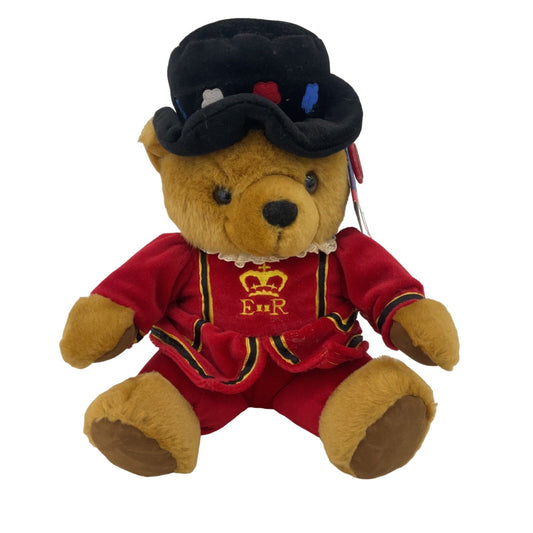 Keel Toys CUTE Cuddly British Guard Teddy Bear in Red Outfit UK Britain Plush - Warehouse Toys