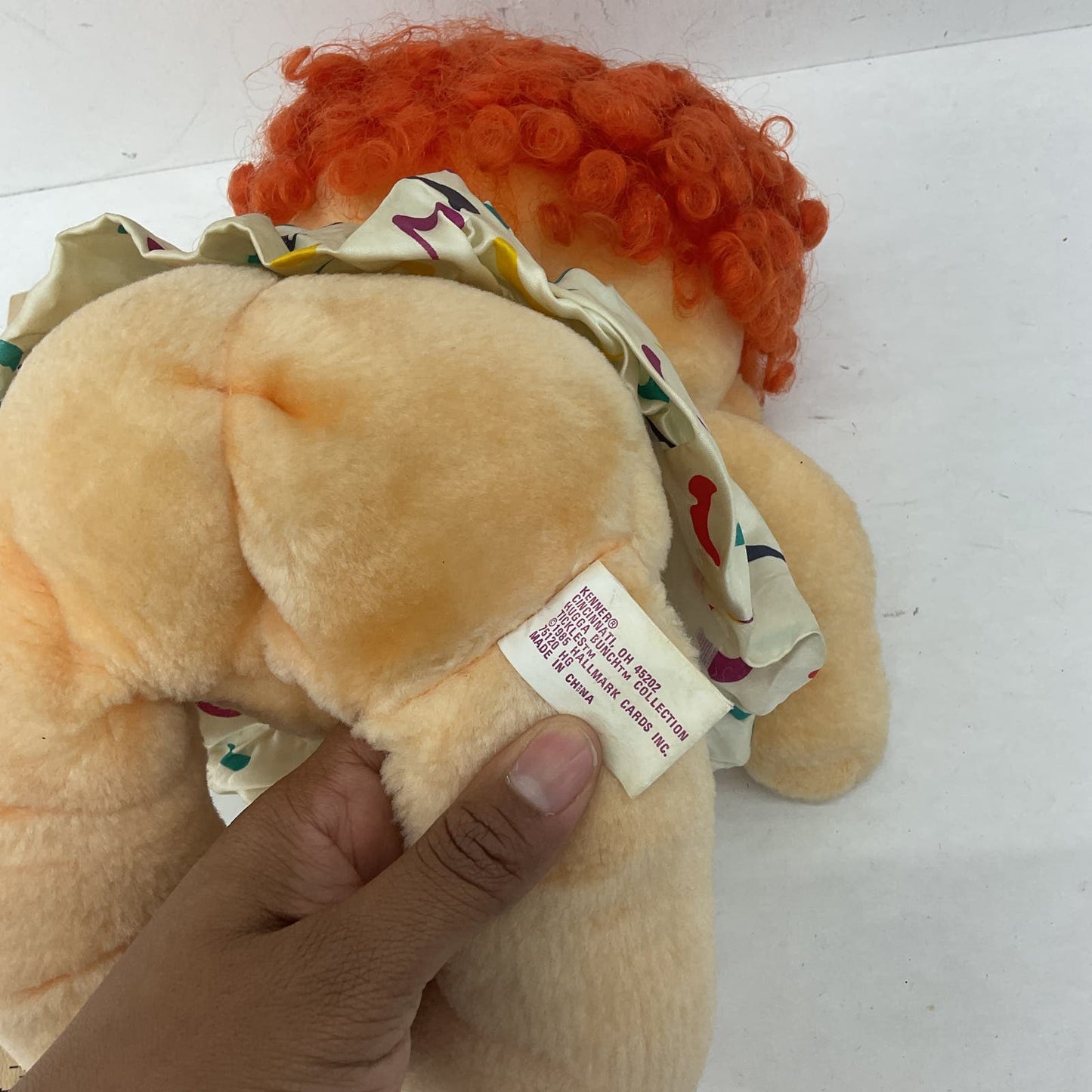 Kenner Hugga Bunch Red hair Baby Doll Plush Toy 80s 1985 Toy - Warehouse Toys