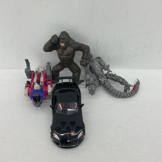 King Kong Vintage Decepticon Dinosaur Battle Cat Mech Godzilla Honda Diecast Car - Warehouse Toys