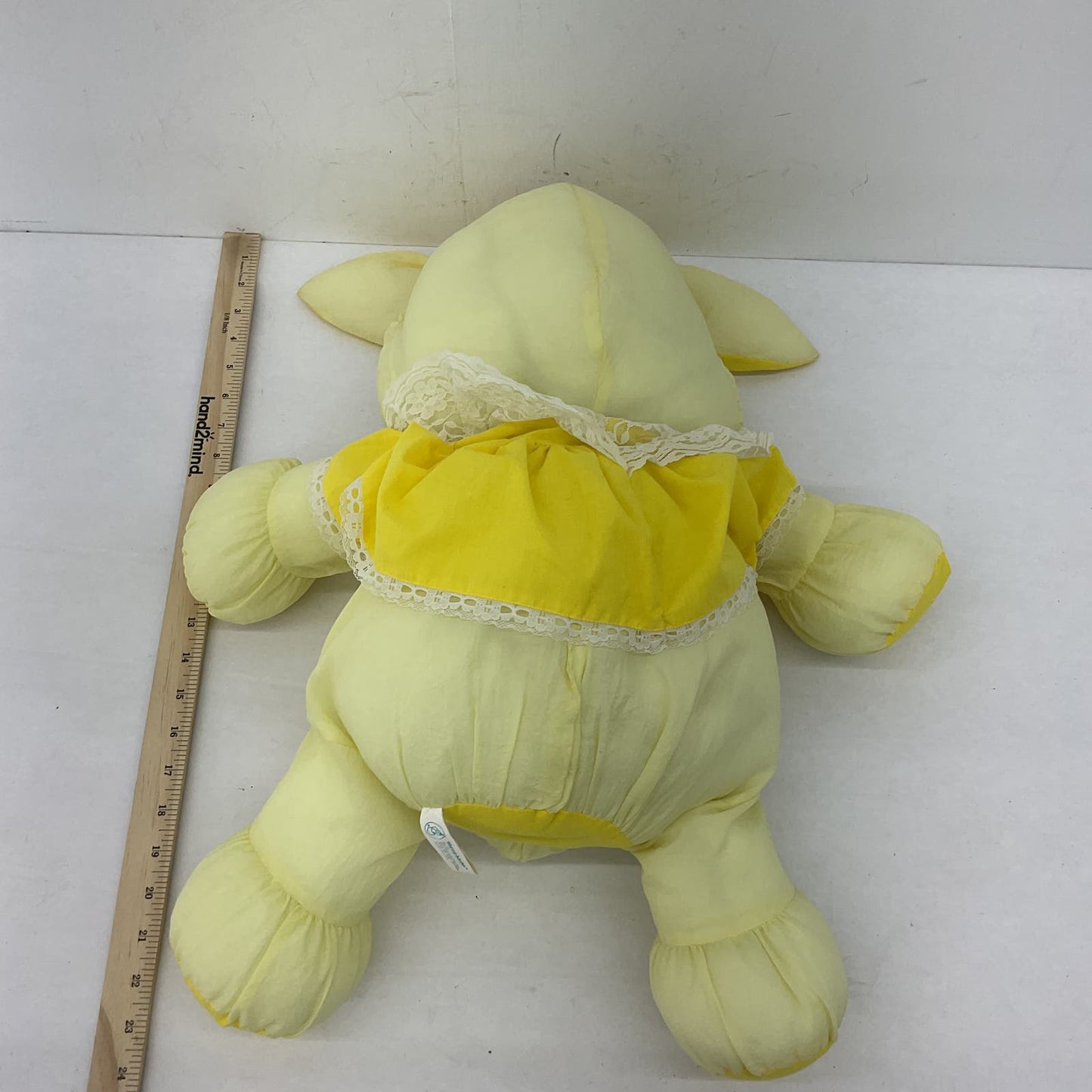 Klappy Mates Yellow Stuffed Animal Bunny Rabbit Vintage 80s Plush - Warehouse Toys