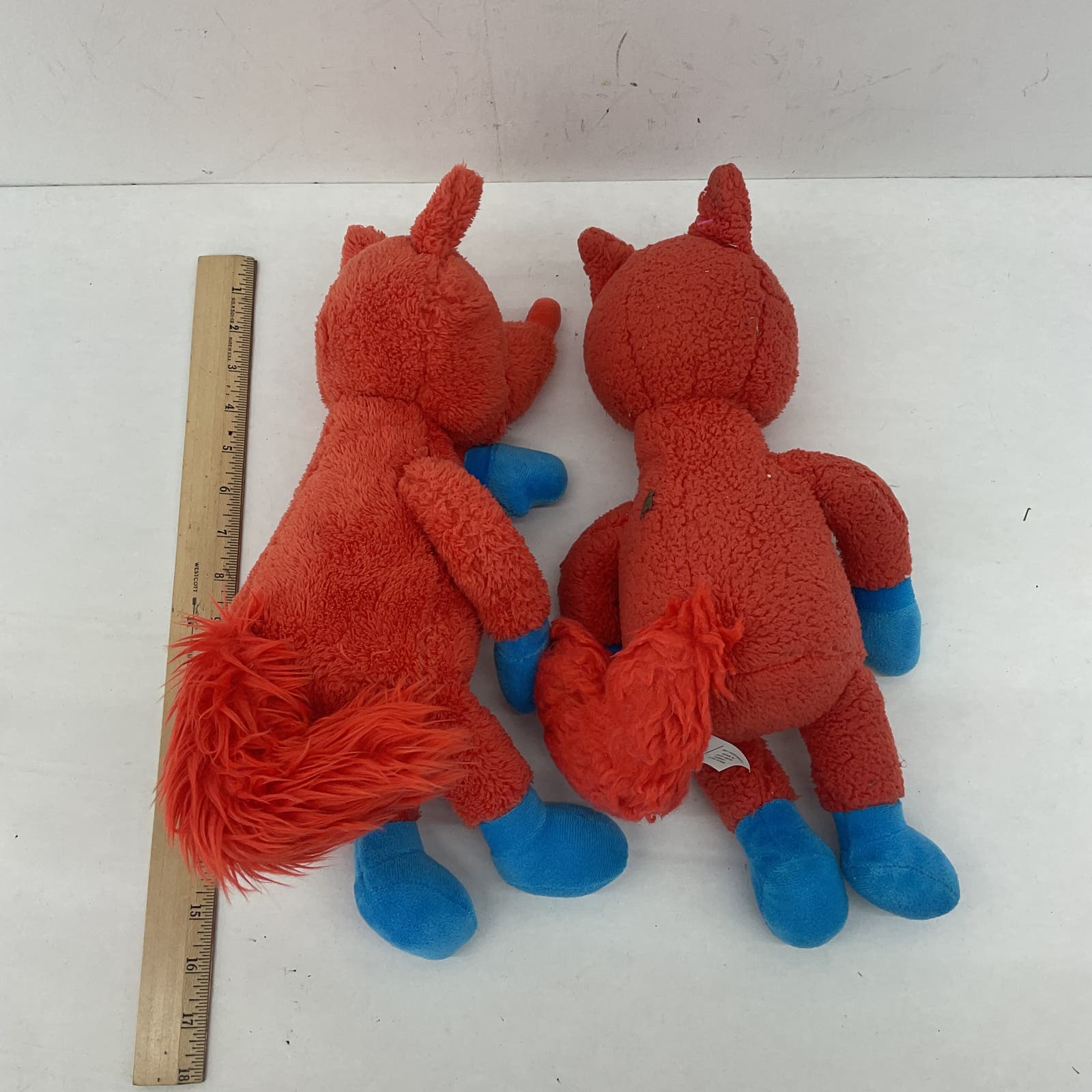 Kohls Cares Red Stuffed Animals Dr Seuss Plush Toy Lot Fox in Socks - Warehouse Toys