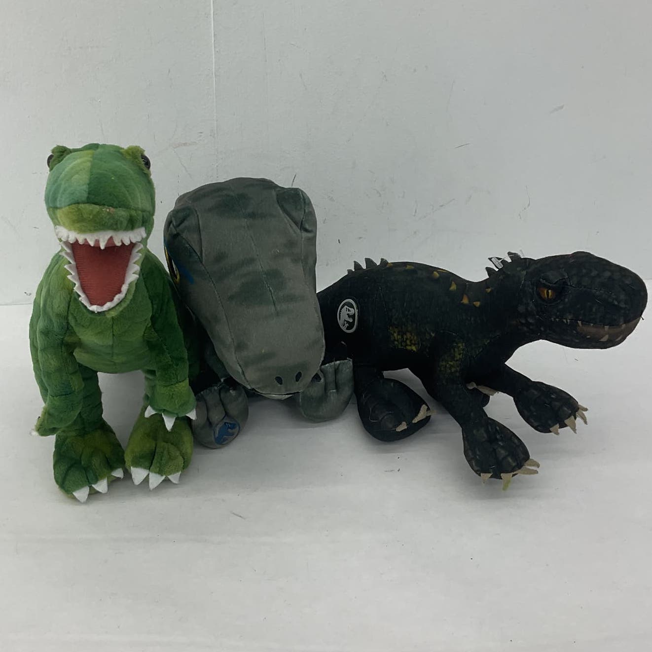 Kohls Jurassic Park Green Stuffed Animal Plush Dinosaur Toy Lot - Warehouse Toys