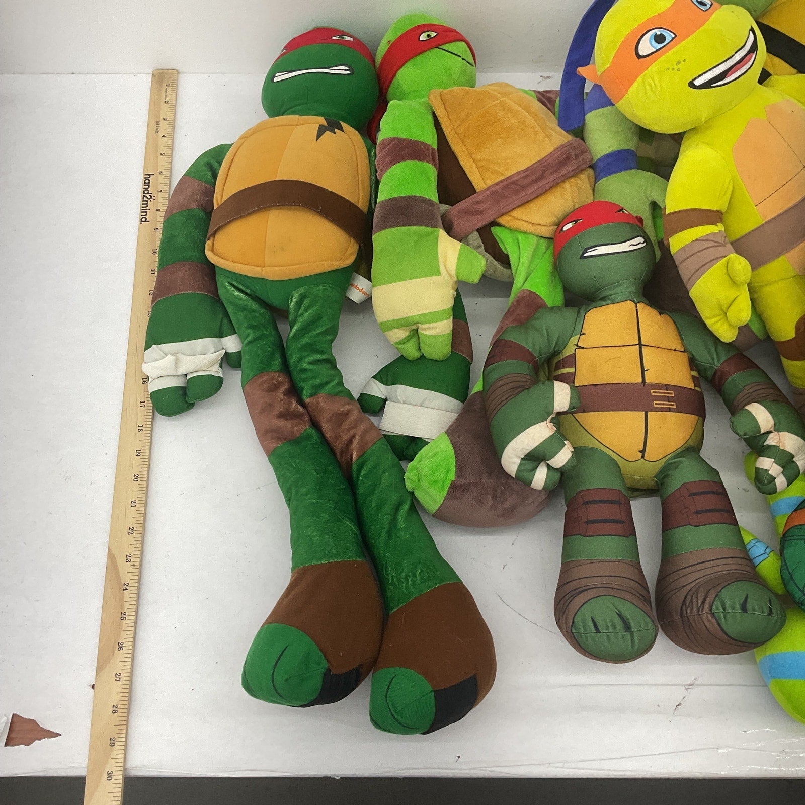 Large 11 lbs LOT TMNT Teenage Mutant Ninja Turtles BABW & Others Plush Dolls Toy - Warehouse Toys