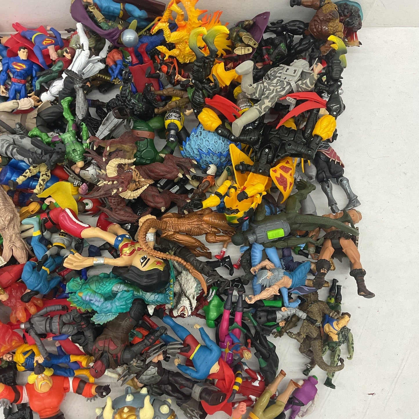 Large 20+ lbs LOT Preowned Marvel Avengers & Others Mixed Loose Action Figures - Warehouse Toys