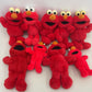 Large 8 lbs LOT Sesame Street Tyco Elmo Character Plush Dolls Tickle Me Preowned - Warehouse Toys