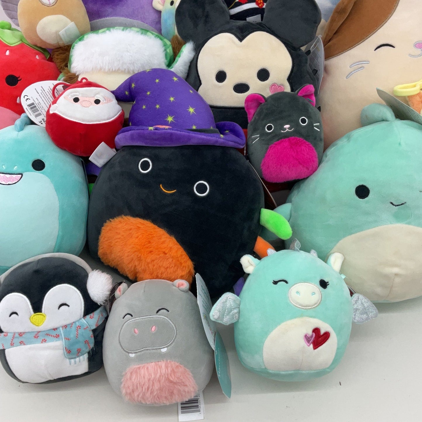 Large 9 lbs LOT Squishmallows Character Plush Dolls Stuffed Animals Assorted - Warehouse Toys