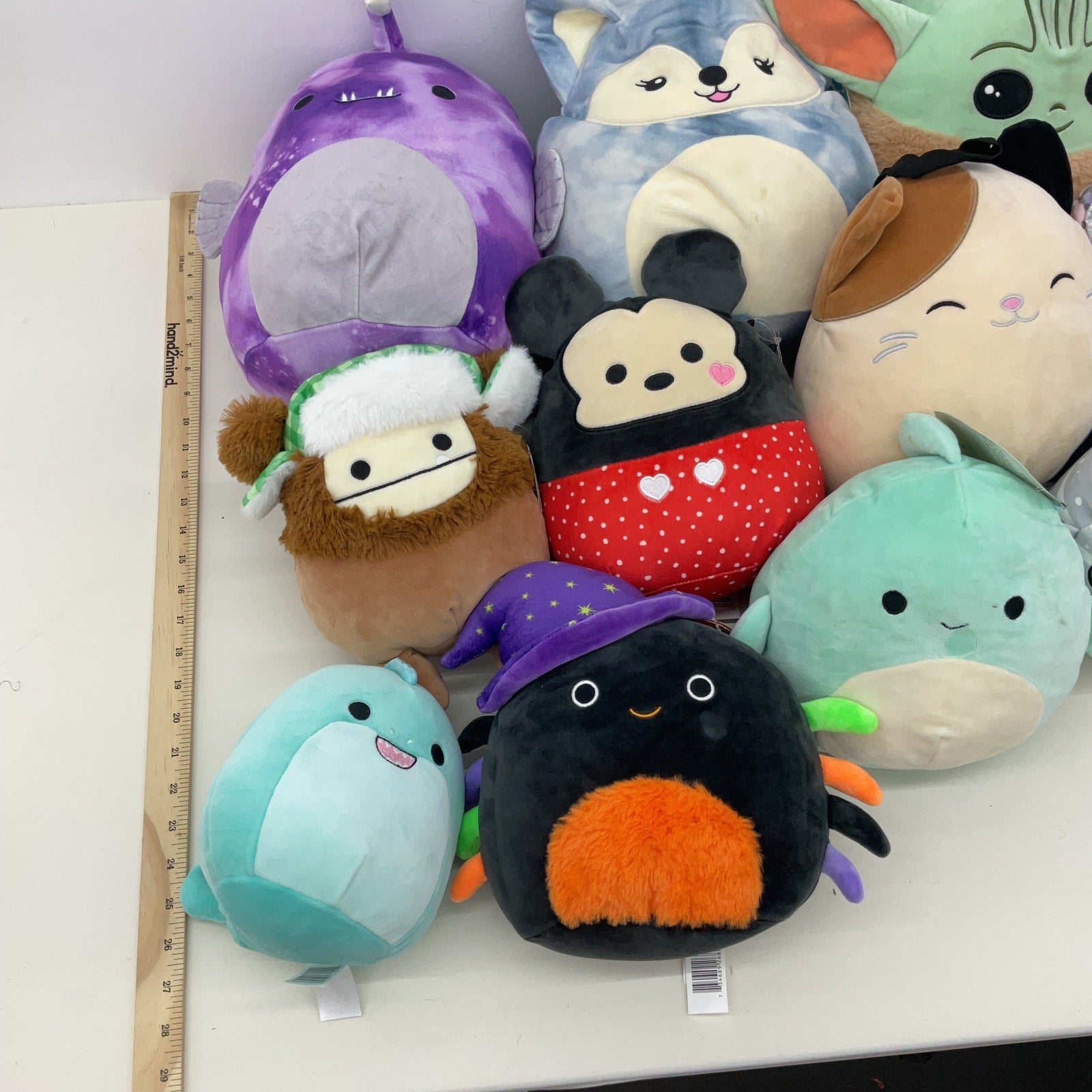 Large 9 lbs LOT Squishmallows Character Plush Dolls Stuffed Animals Assorted - Warehouse Toys