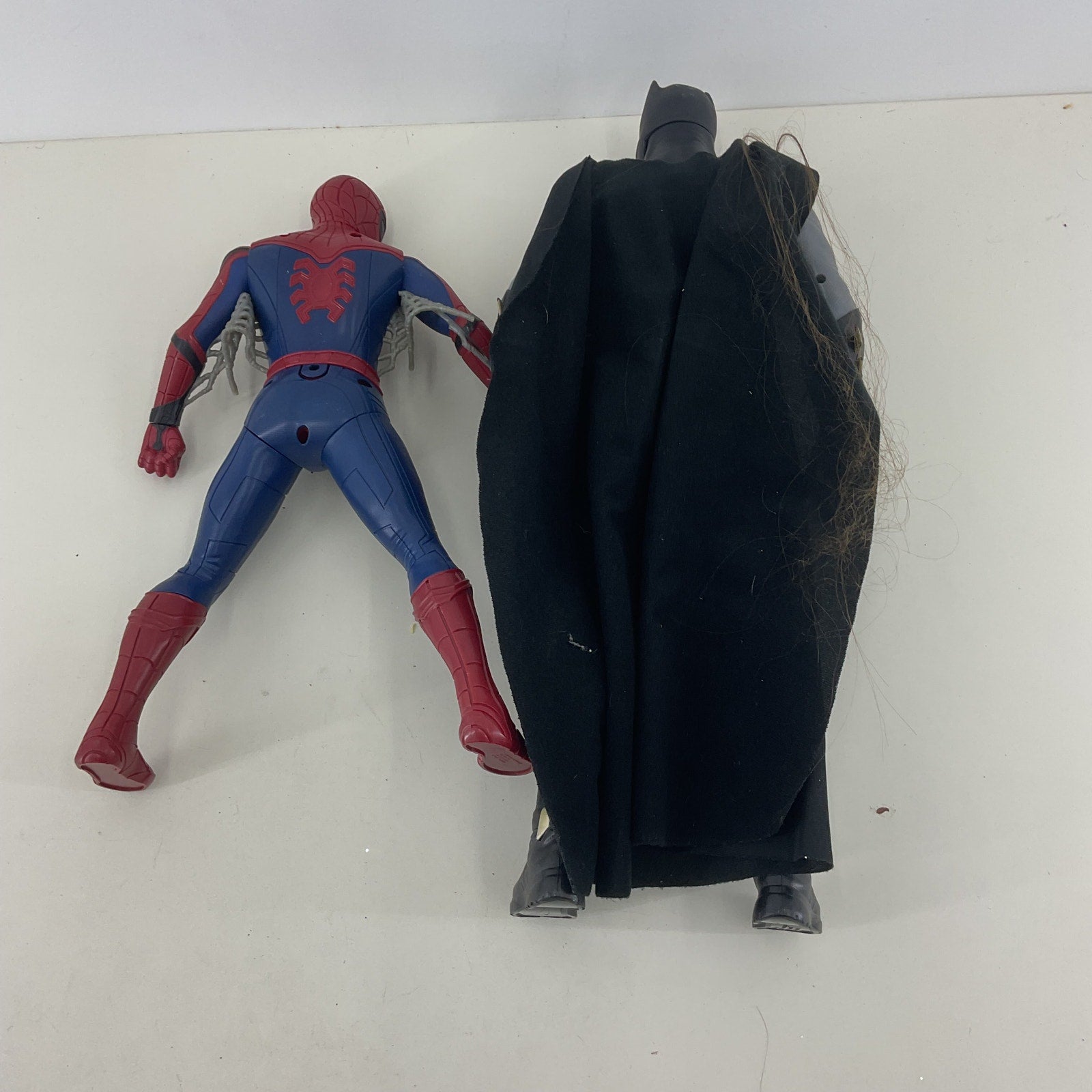 Large DC Comics Batman Action Figure & Marvel Spiderman Action Figure Loose - Warehouse Toys