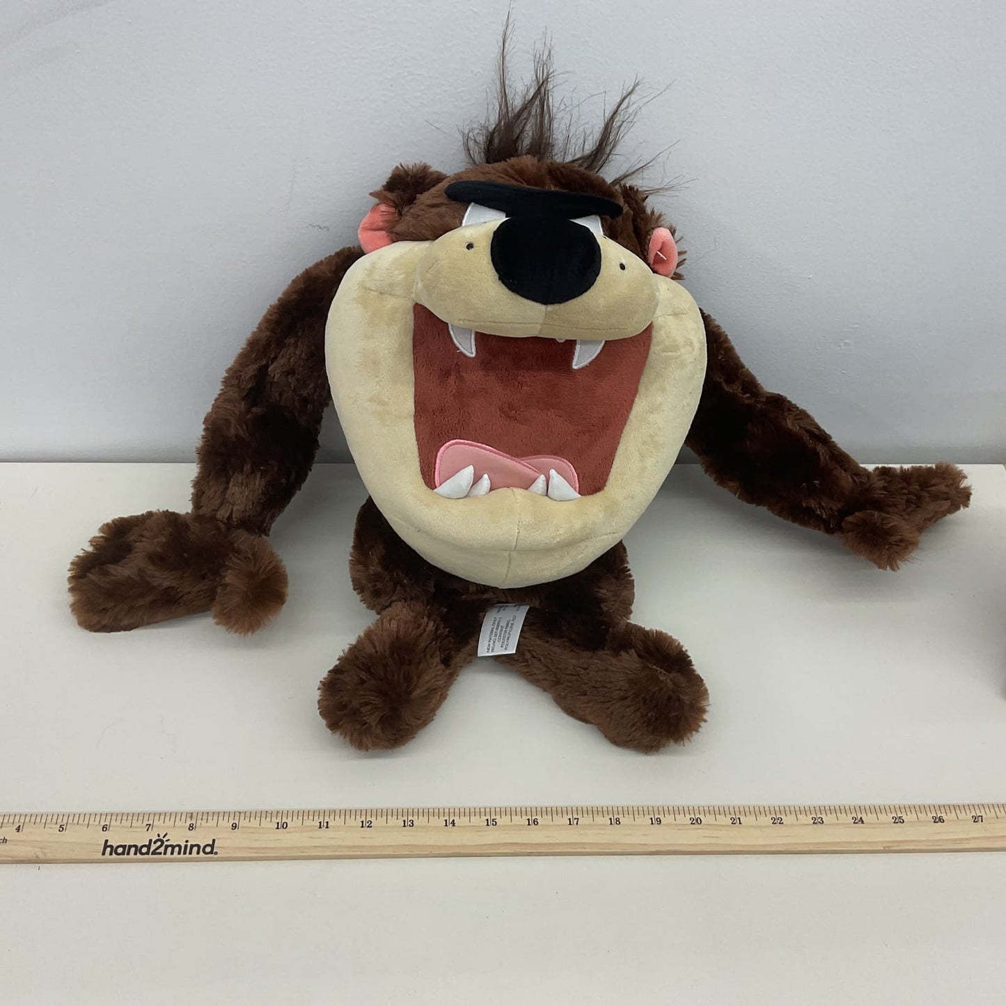 Large Looney Tunes Tazmanian Devil Taz Plush Doll Stuffed Animal Toy - Warehouse Toys