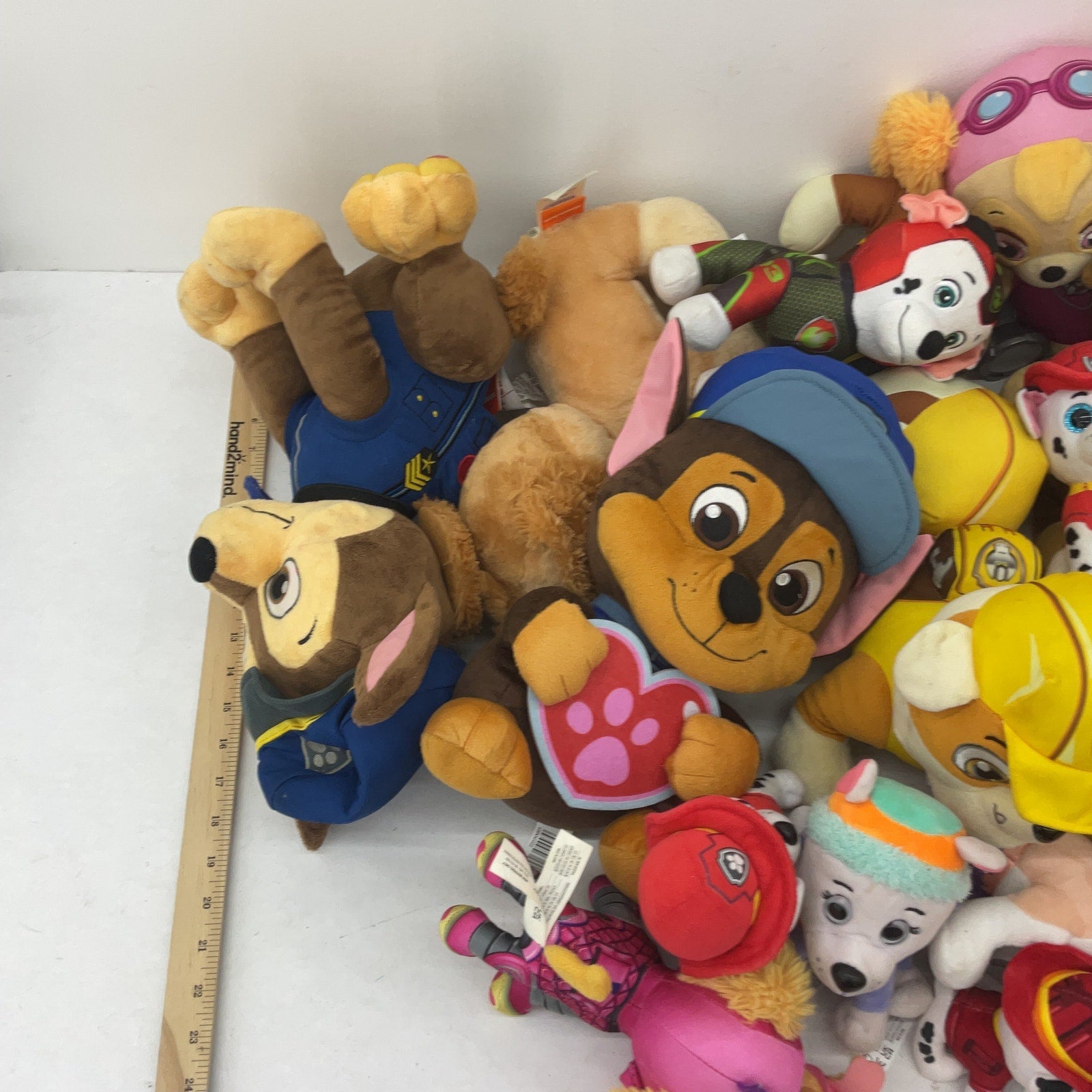 Large LOT 12 lbs Nickelodeon Paw Patrol Character Plush Dolls Toys Skye Marshall - Warehouse Toys