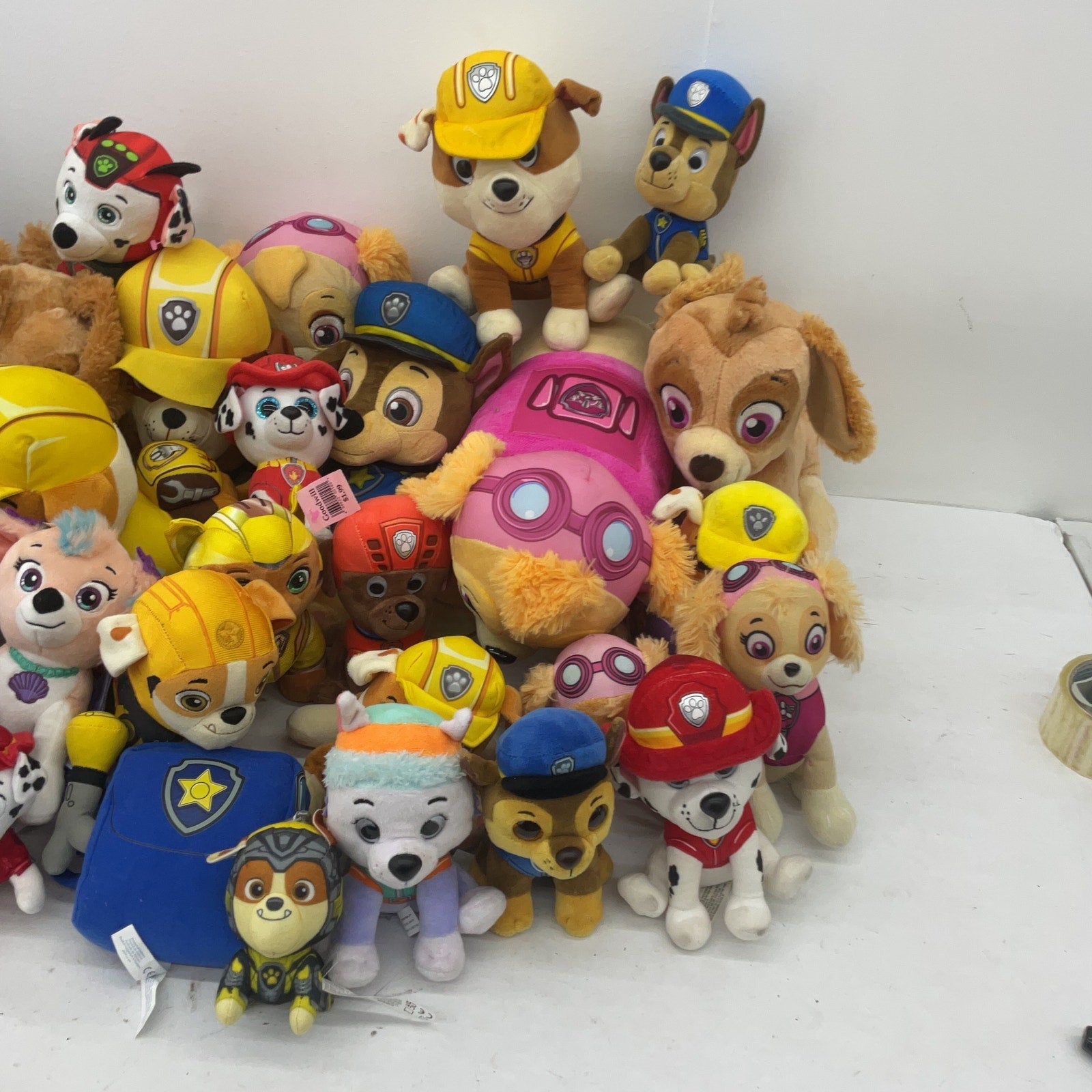 Large LOT 12 lbs Nickelodeon Paw Patrol Character Plush Dolls Toys Skye Marshall - Warehouse Toys