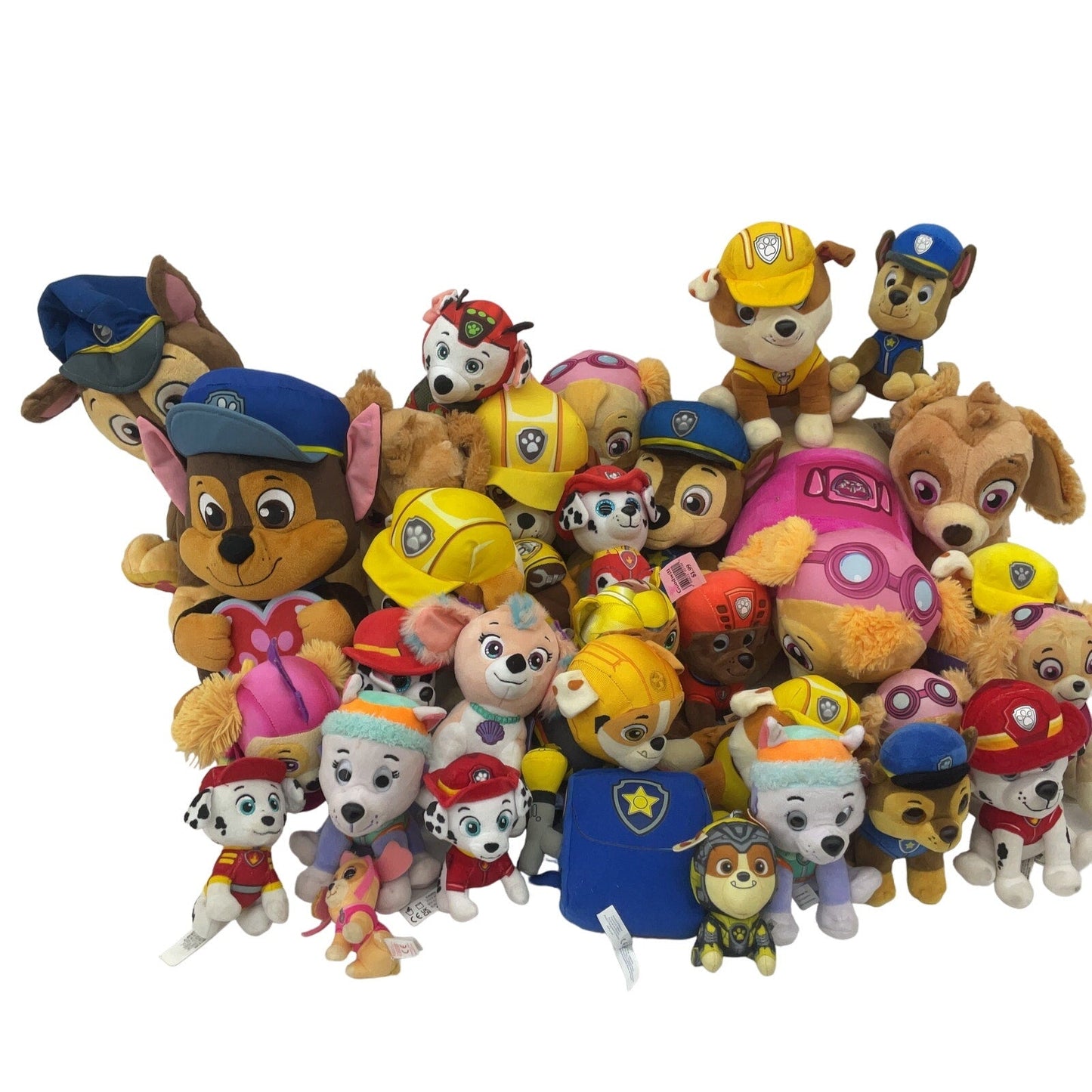 Large LOT 12 lbs Nickelodeon Paw Patrol Character Plush Dolls Toys Skye Marshall - Warehouse Toys