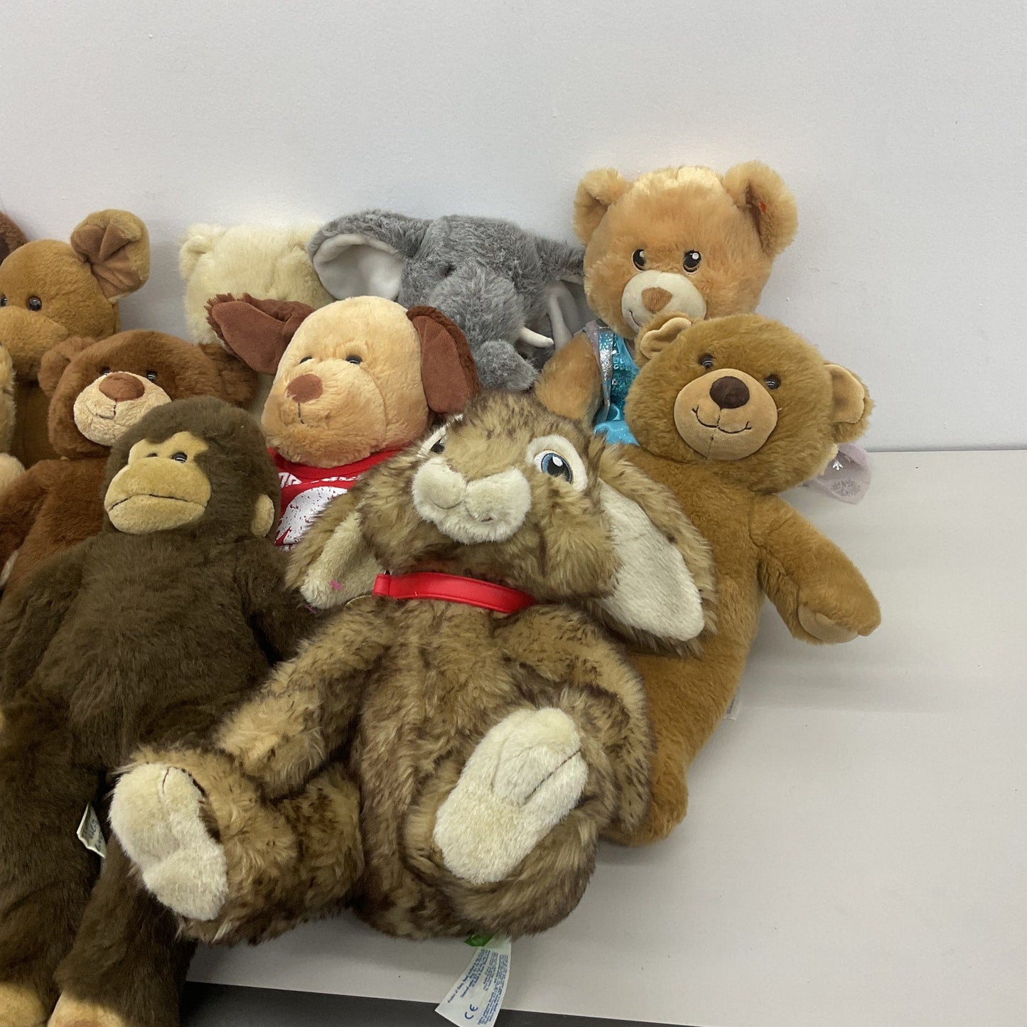 Large LOT 13 lbs BABW Build a Bear Stuffed Animal LOT Monkey Teddy Bears Cat - Warehouse Toys