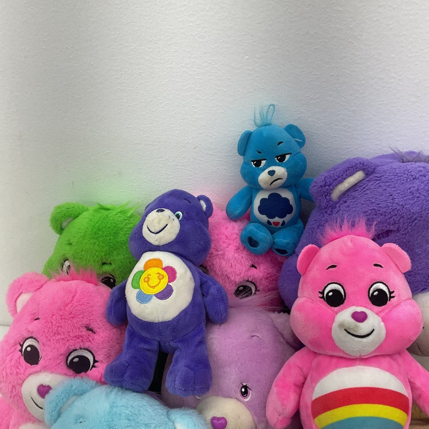 Large LOT 13 lbs Modern Care Bears Character Plush Dolls Colorful Toys Preowned - Warehouse Toys