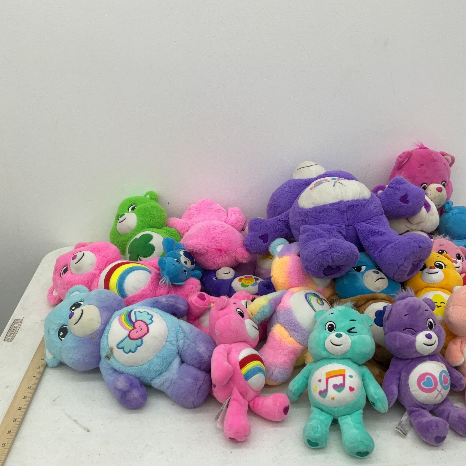 Large LOT 13 lbs Modern Care Bears Character Plush Dolls Colorful Toys Preowned - Warehouse Toys