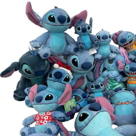 Large LOT 16 lbs Disney Lilo & Stitch Angel Character Plush Dolls Toys Stuffed - Warehouse Toys