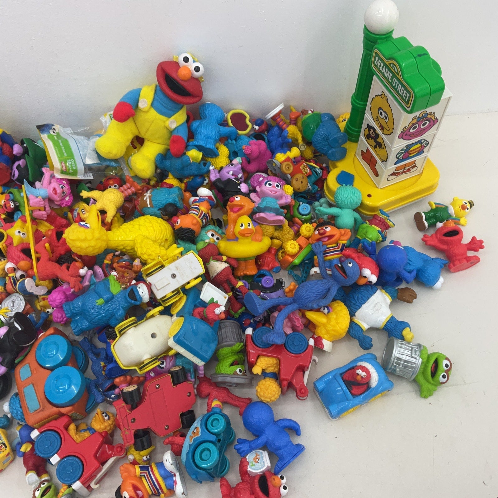 Large Mixed Loose LOT 13 lbs Sesame Street Toy Figures Cake Toppers Elmo Grouch - Warehouse Toys