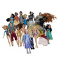 Large Mixed LOT 6 lbs Disney Princess Prince Fashion Play Dolls Frozen Mulan - Warehouse Toys