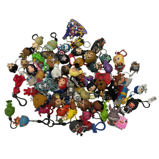 Large Mixed LOT Loose Vinyl Designer Character Keychains Funko & Others Marvel - Warehouse Toys