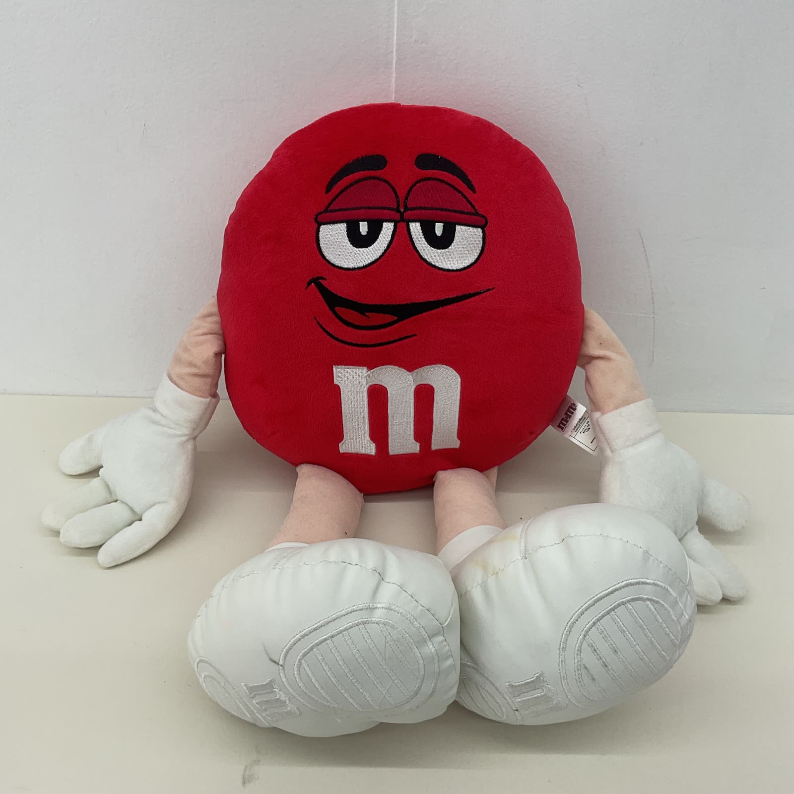 Large M&Ms Red M&M Mascot Character Plush Doll Stuffed Animal - Warehouse Toys