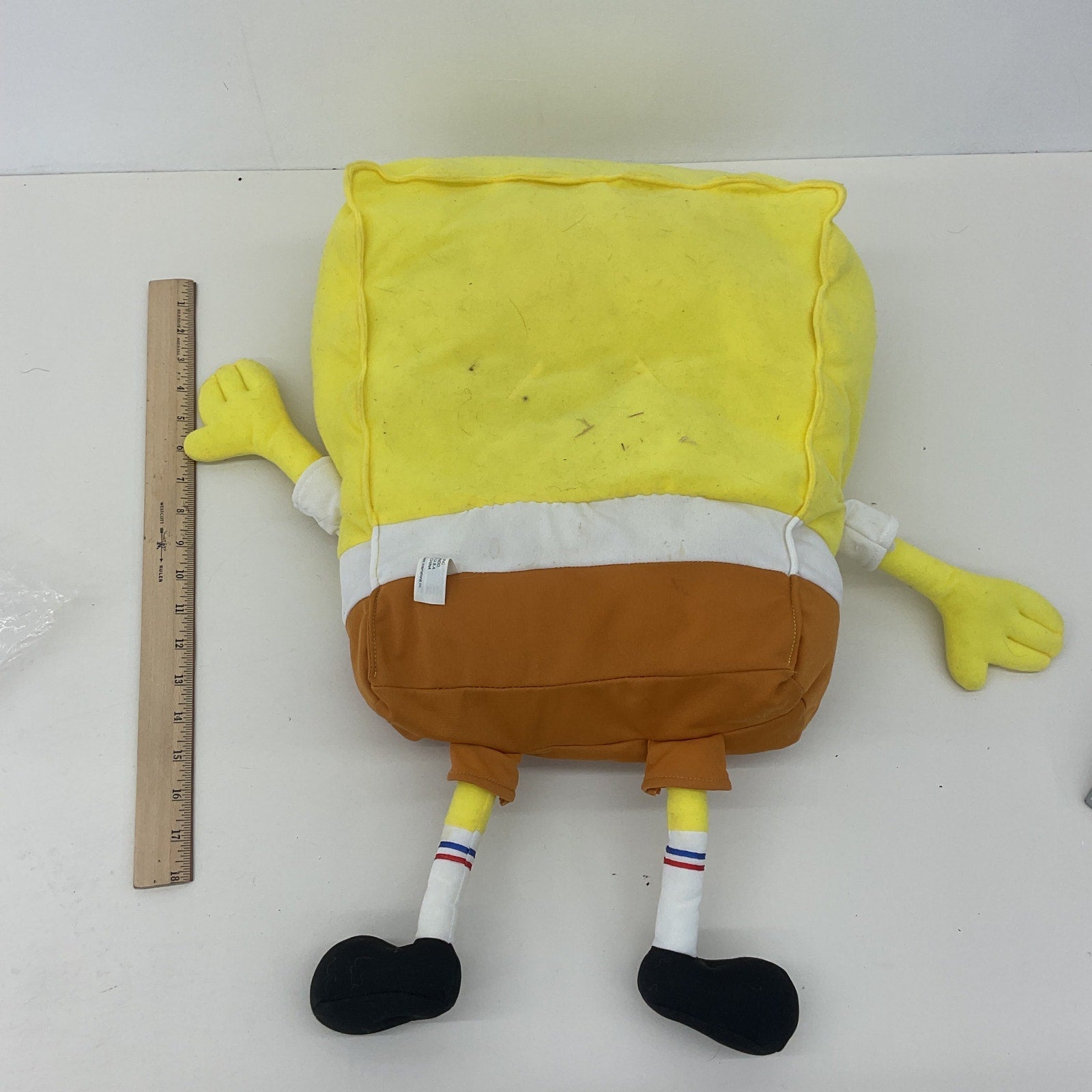 Large Nickelodeon Yellow Spongebob Squarepants Character Plush - Warehouse Toys