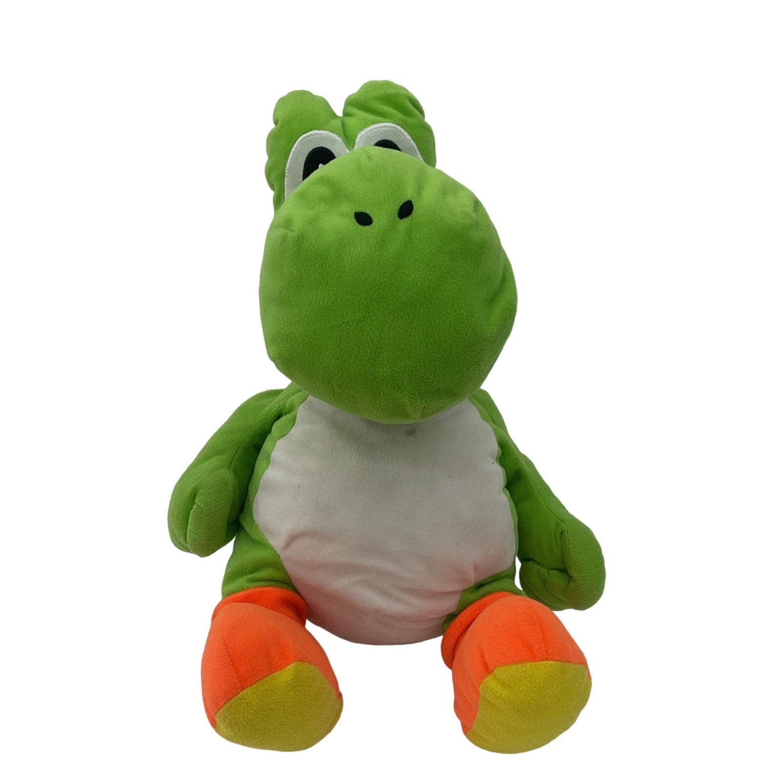 Large Nintendo Super Mario Green Yoshi Character Plush Doll - Warehouse Toys