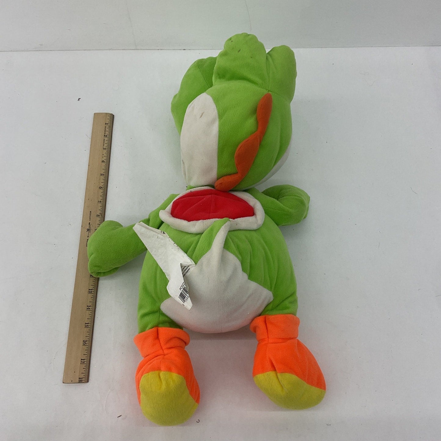 Large Nintendo Super Mario Green Yoshi Character Plush Doll - Warehouse Toys