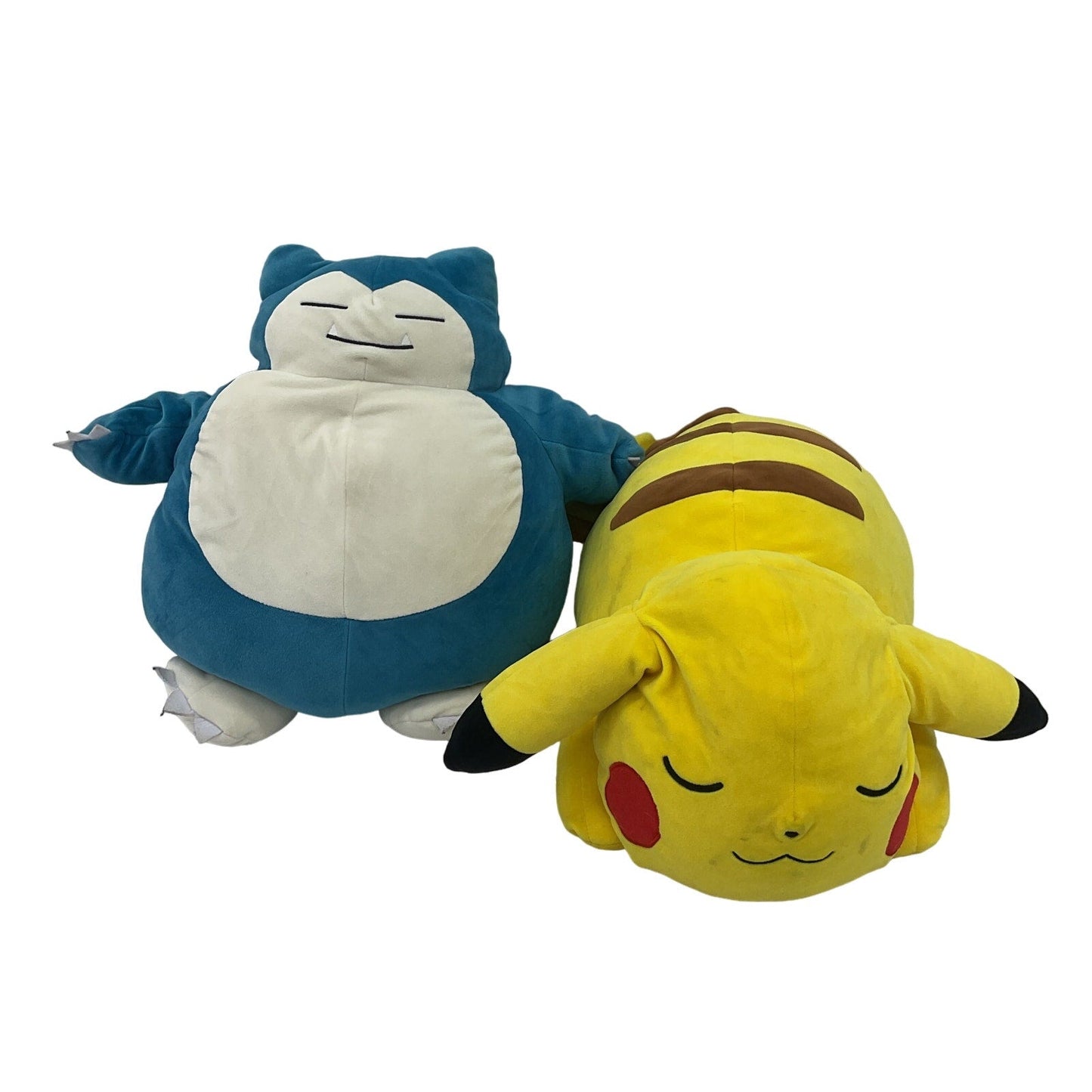 Large Sized Pokemon Sleeping Yellow Pikachu Green Snorlax Plush Stuffed Toys - Warehouse Toys