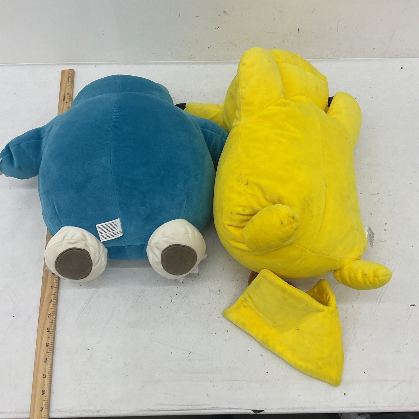 Large Sized Pokemon Sleeping Yellow Pikachu Green Snorlax Plush Stuffed Toys - Warehouse Toys