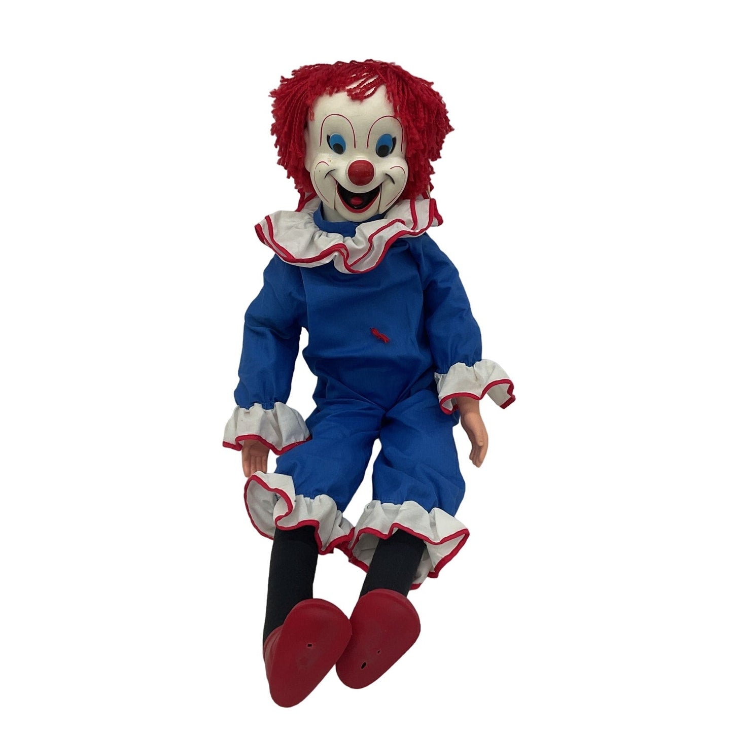 Larry Harmon's Goldberger Vintage Ventriloquist Doll Bozo the Clown 30" Preowned - Warehouse Toys