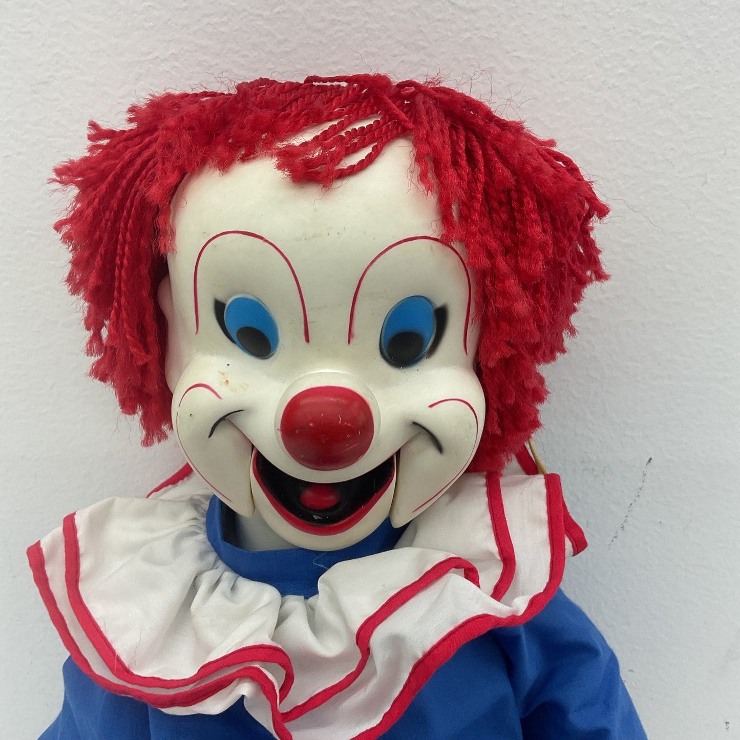 Larry Harmon's Goldberger Vintage Ventriloquist Doll Bozo the Clown 30" Preowned - Warehouse Toys