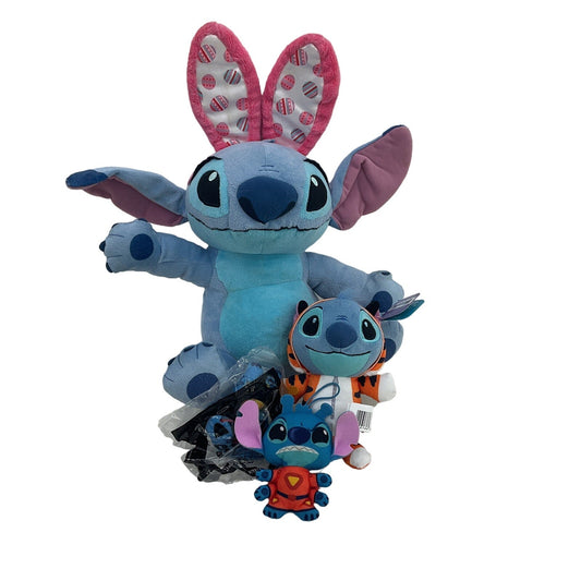 Lilo & Stitch Blue Alien Plush Character Dolls Easter Happy Meal Figures Toys - Warehouse Toys