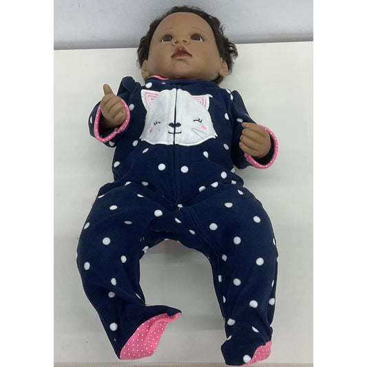 Linda Murray Ethnic Brown Eyed Baby Doll in Blue Outfit - Warehouse Toys