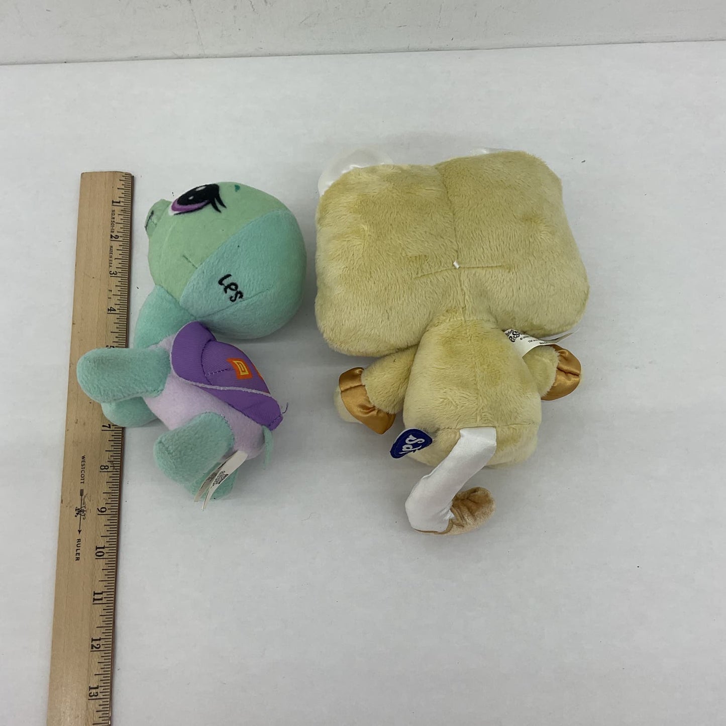 Littlest Pet Shop Stuffed Animal Cat Turtle Plush Toy Lot - Warehouse Toys